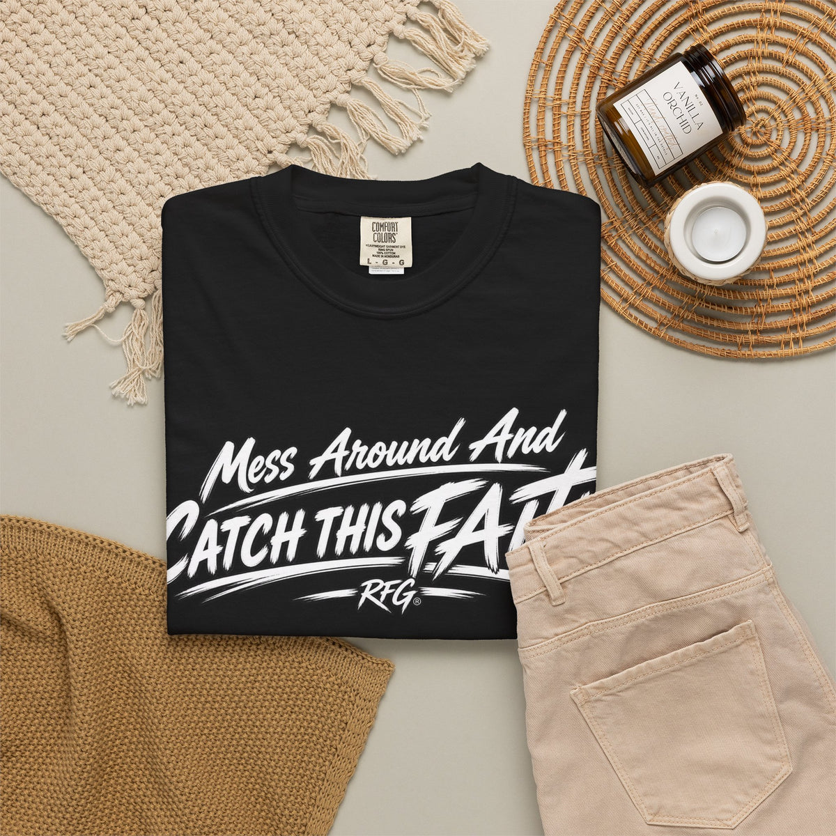 Reckless Faith Gang - Mess Around And Catch This Faith Tee
